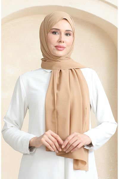 sefamerve Επίπεδο σάλι Vanilla Crepe - 81077-07