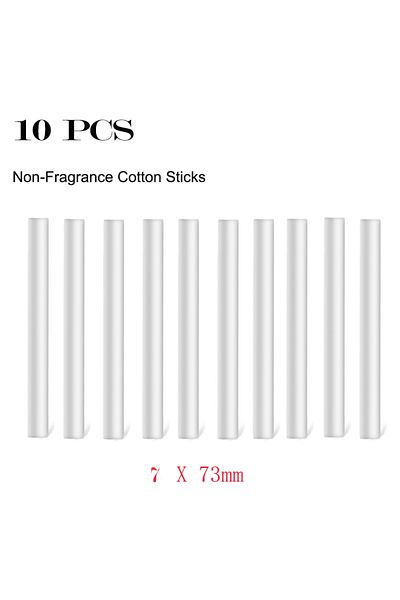 Choice 10Pcs 7X73mm Non-Fragrance Cotton Stick Perfume-Less Cotton Core For Car Outlet Air Freshener Aut...