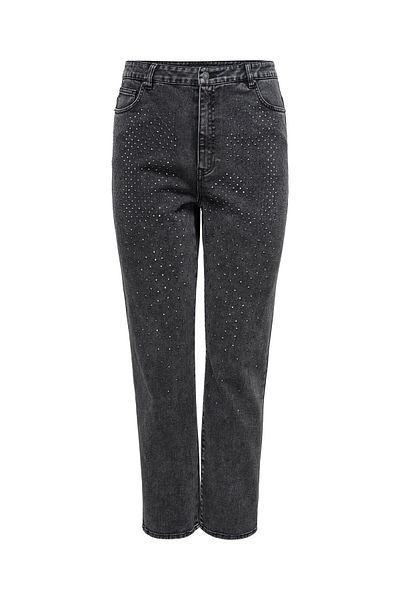 Only Carmakoma Straight-Fit-Jeans CAREMILY Hohe Taille Gerade geschnittene Jeans