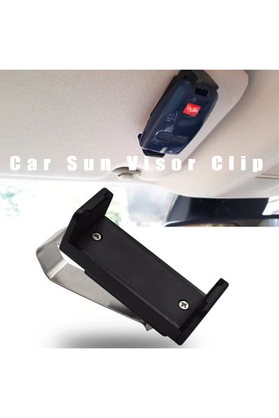 KUANGZIPENG New Car key Clip Holder Car Sun Visor Clip Garage Door Control Adjustable 47-68mm Garage Remote C...