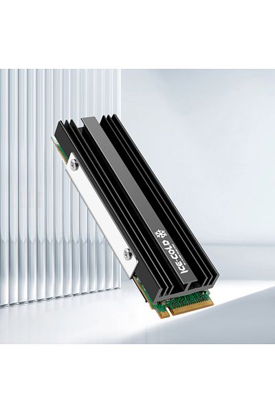 APWIKOGER مبدد حرارة SSD M.2 NGFF NVME 2280 مع وسادة حرارية من السيليكون مبرد SSD من سبائك الألومنيوم مبرد تبريد...