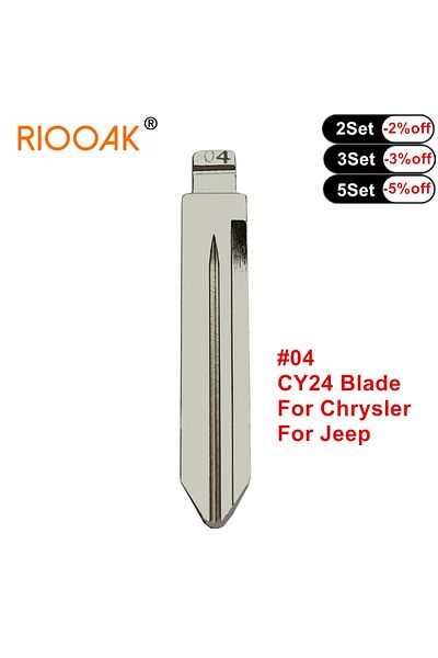 Choice 10 قطع/وحدة KD مفتاح معدني فارغ غير مقطوع #04 CY24 شفرة تحكم عن بعد عالمية KD لسيارة جيب دودج...