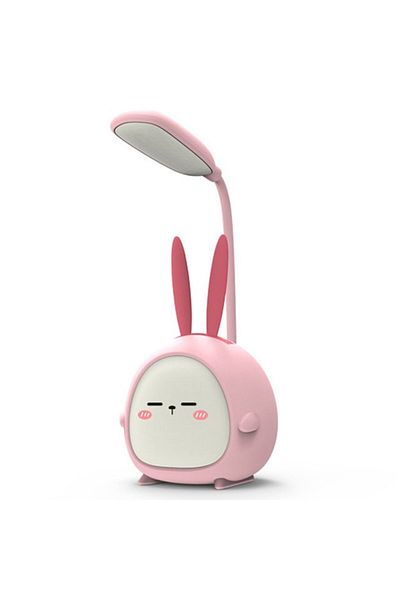 Usb Led Desk Lamp Rabbit Light Cute Cartoon Lamp Usb Rechargeable Led Reading Light Eye Protectio...