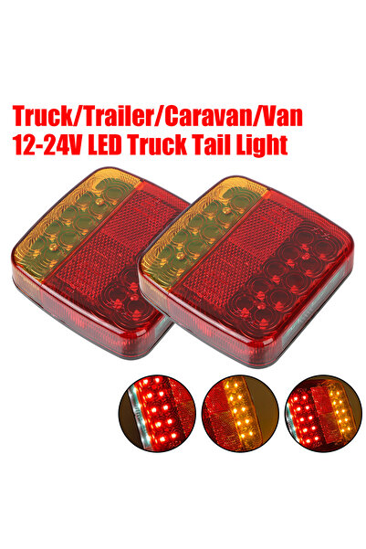 Choice مصباح خلفي لاسلكي مغناطيسي LED للمقطورة إشارة تحذير مصباح الفرامل لقاف...