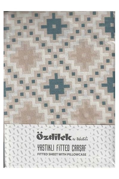 Özdilek Fitted Elastic Single Sheet Set (100X200)-Canvas Turquoise