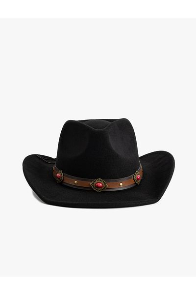 Koton Καπέλο Fedora Stoned Banded