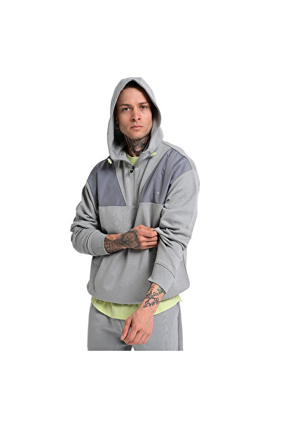 Sportive Soria Erkek Gri Günlük Stil Eşofman Üstü 24KE005-GRI