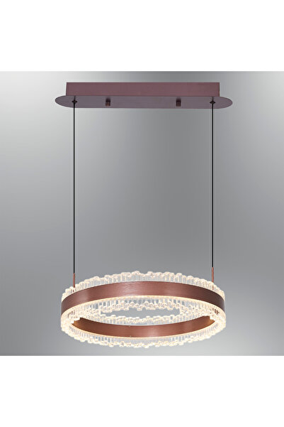 Özcan Aydınlatma 2732-1A-4 Pırıltı Tekli Avize 40 Kahve