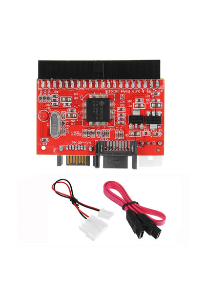 Choice Red 2 in 1 IDE to SATA / SATA to IDE Adapter Converter 3.5" 40pin for ...