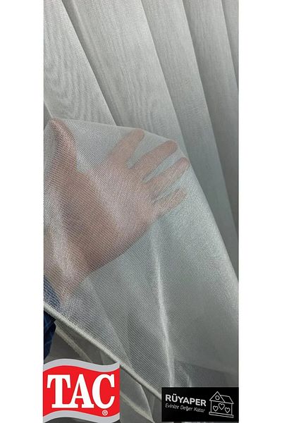 Taç Rüyaper New Season Armor Woven - Tulle Curtain Iron, Don'T Wanted Close Pleated