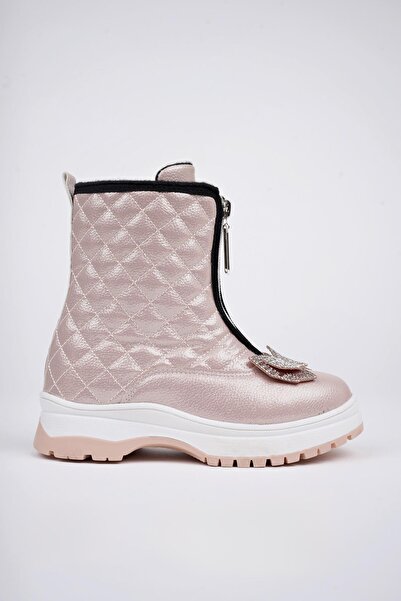 MUGGO Ponny zaručeně - Dětské zimní boty se zipem a mašlí