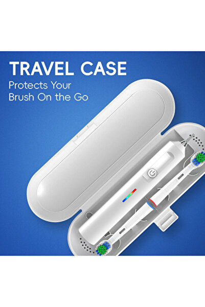 Choice فرشاة أسنان كهربائية دوارة ذكية قابلة لإعادة الشحن، 6 رؤوس، رأس فرشاة بديلة متوافقة مع أورال بي