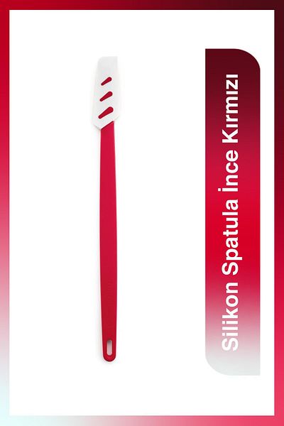 Tupperware Thin Red Silicone Spatula
