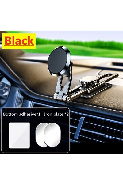 Vikefon حامل هاتف مغناطيسي للسيارة أسود 720 حامل شاشة معلق معدني مغناطيسي للو...