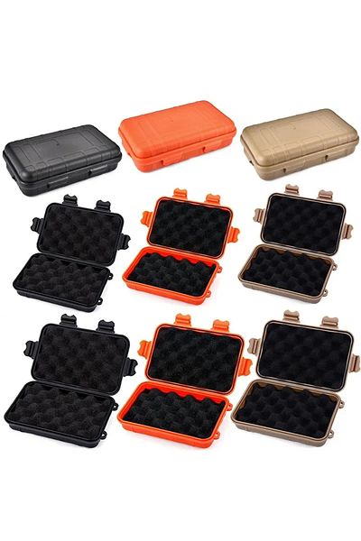 Choice S/M/L Size Outdoor Plastic Waterproof Sealed Survival Box Container Camping Outdoor Travel Storag...