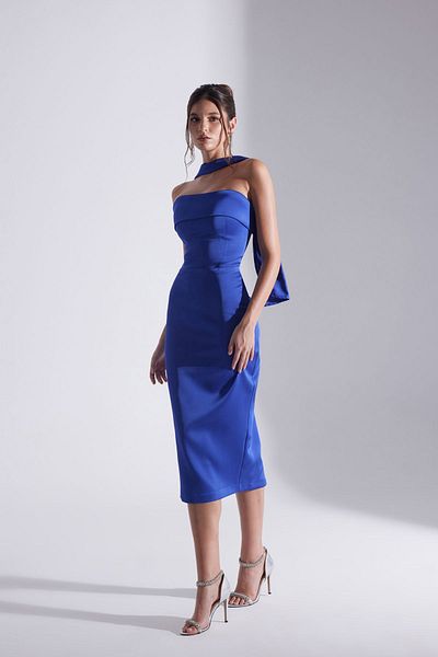 BETTY & SAM Monique Saks Strapless Pencil Skirt Wedding Dress