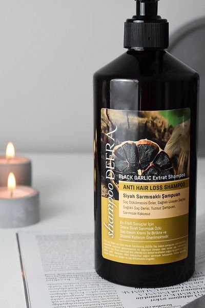 LALEZEN Deera Black Garlic Shampoo - Hair Loss and Dandruff