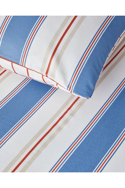 English Home Natural Lines Single Quilt Cover Set Blue