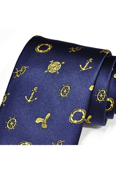Eyida Arya Patterned Jacquard microfiber Tie - Handmade Sailor (MAR010)