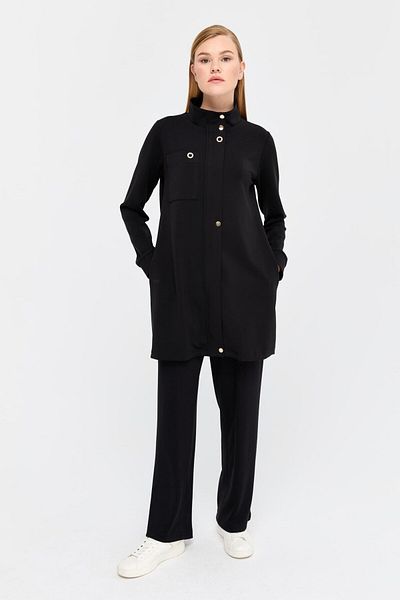 Esswaap Zippered Set with Black Fabric Trousers