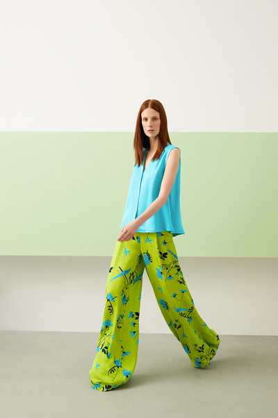 Jus De Pommes TURKUAZ V YAKA KOLSUZ KADIN GÖMLEK