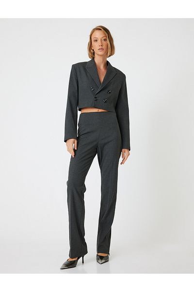 Koton Slim-Fit-Hose aus Stoff mit Standard-Taille