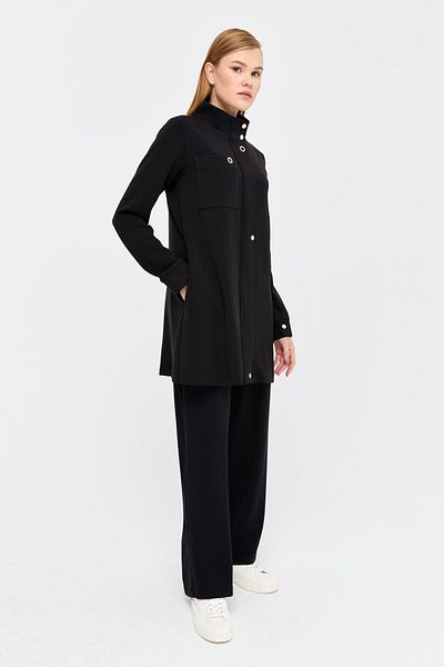 Esswaap Zippered Set with Black Fabric Trousers