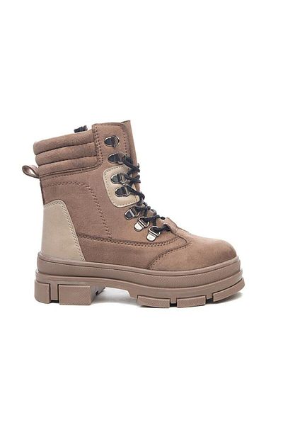 Twingo 7645 Winter Fur Inside Thermal Sand Girls' Boots