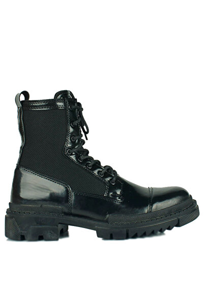 Fitbas 440997 014 Γυναικείες μαύρες μπότες μεγάλου μεγέθους