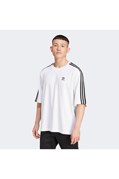 adidas Ανδρικό λευκό μπλουζάκι Adicolor Oversized