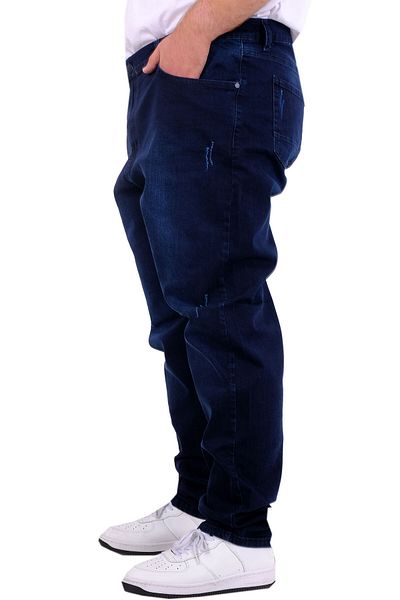 ModeXL Ανδρικό κλασικό τζιν παντελόνι - Mode XL, Plus Size, Navy MARK 21920d