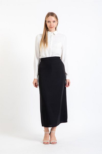 Esswaap Black Cube Skirt