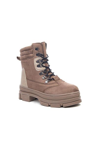 Twingo 7645 Winter Fur Inside Thermal Sand Girls' Boots