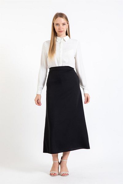 Esswaap Black Bell Skirt