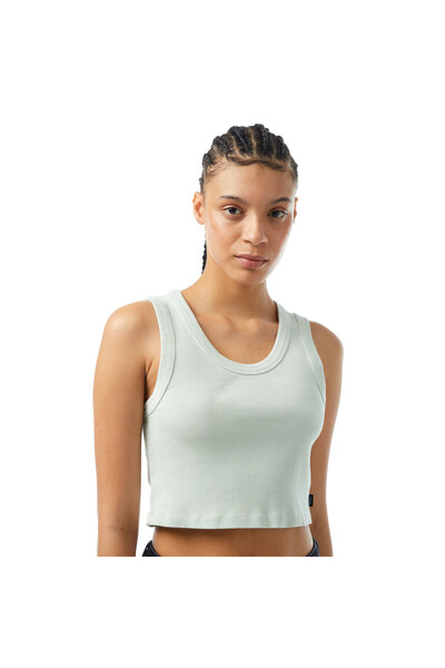Vans Drew Rib Tank Women's Green T-Shirt