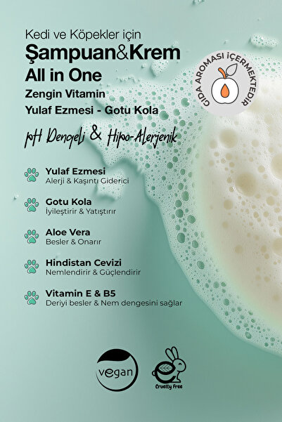 Docho Şampuan Ve Krem - Zengin Vitamin - All In One 300 ml