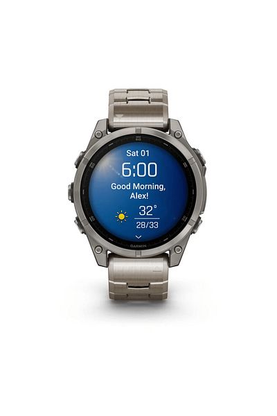 Garmin GARMIN FENIX 8 - 47 MM, AMOLED, SAPPHIRE BARE TITANIUM, GRAPHITE WITH TITANIUM BAND