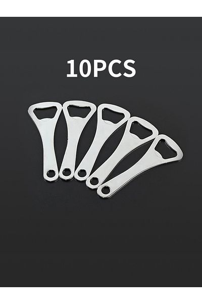 Choice 10pcs 10pcs- Stainless Steel Opener, Creative Beer Can Opener, Household Stainless Steel Bottle Open