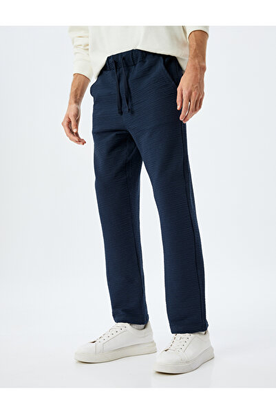 Koton Pamut melegítőnadrág - derékfűzővel és zsebrészlettel