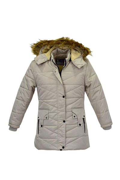 BAGLAN Girl's Hooded Coat - Bs-2015 Model