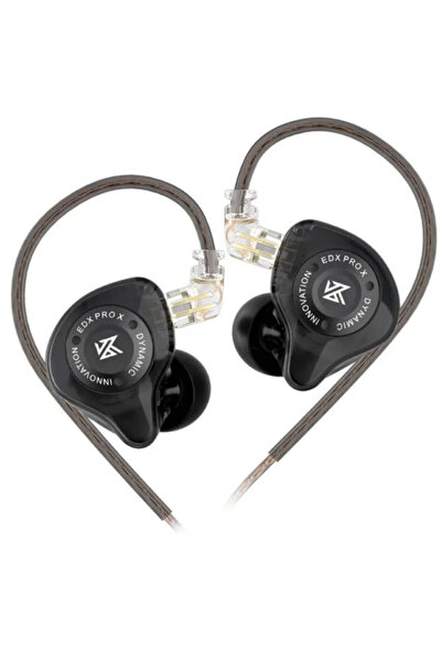 KZ EDX Pro X Dinamik Sürücü HiFi IEM Kablolu Kulak İçi Kulaklık