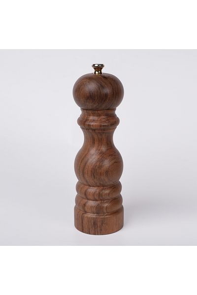 Glios Walnut Wood Salt and Pepper Hand Mill Grinder 18 cm