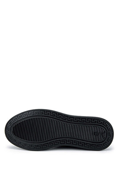 Tamer Tanca Kadın Hakiki Deri Siyah Rugan Casual Bot