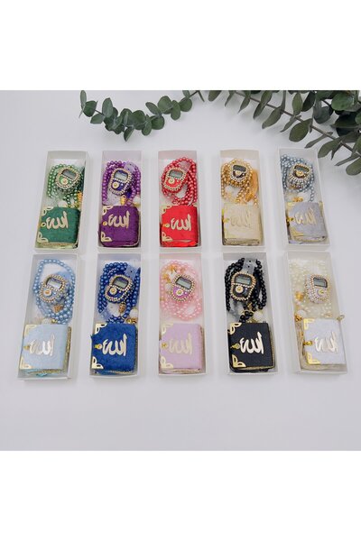 lenagiftworkshop 10 Μίνι Κοράνι - Ψαλμωδία με πέτρες και μαργαριταρένιες χάντ...