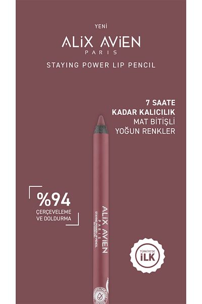 alix avien paris STAYING POWER LIP PENCIL 60 MAROON