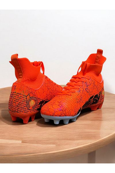 Playup Ghete de fotbal pentru bărbați din seria Magnetic Pro - imprimate digital, șosete, talpă ortopedică