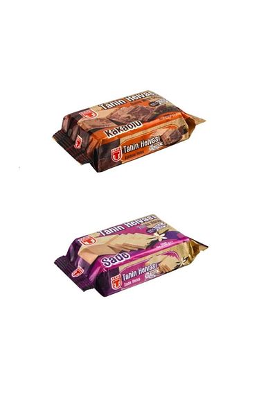 Tariş 400+400 Gr Tariş Halva with Cocoa and Plain
