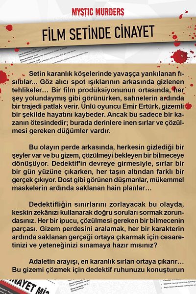 Gift Moda لعبة القتل المحقق - القتل في مجموعة الأفلام