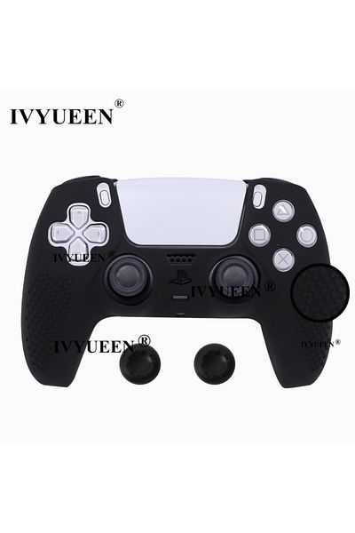 Choice IVYUEEN Studded Protective Cover Skin for PlayStation 5 DualSense PS5 Controller Silicone Gamepad...