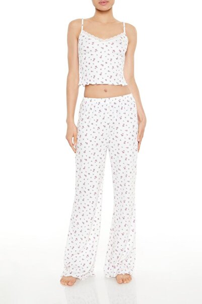 Forever 21 Çiçek Desenli Pijama Altı